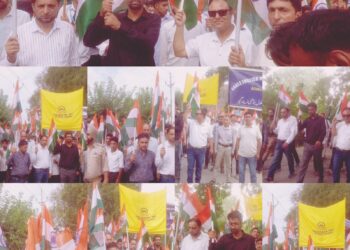 Amidst patriotic fervor, mega Tiranga Rally held in Bomai Zaingeer