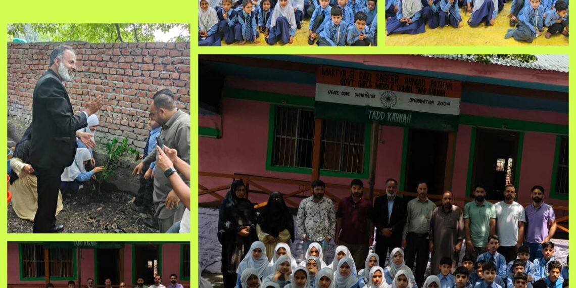 Swachhta Pakhwada Celebration: Tree Plantation Ceremony at Martyr S.I Qazi SAGEER AHMAD PATHAN GMS TAD