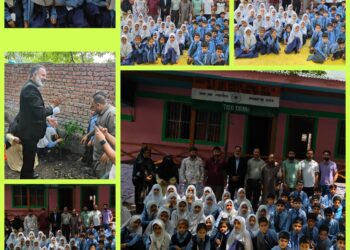 Swachhta Pakhwada Celebration: Tree Plantation Ceremony at Martyr S.I Qazi SAGEER AHMAD PATHAN GMS TAD
