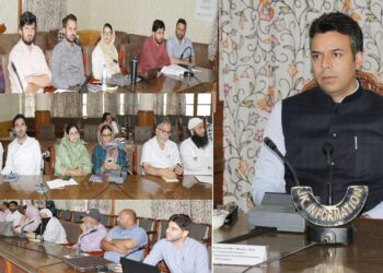 District Level Consultation Workshop held in Srinagar to Enhance Rural Development Planning