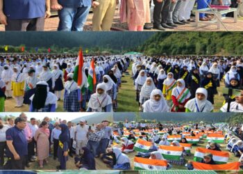 Patriotic fervor grips Kupwara as over 10,000 people participate in massive Tiranga Mela ahead of Independence Day.
