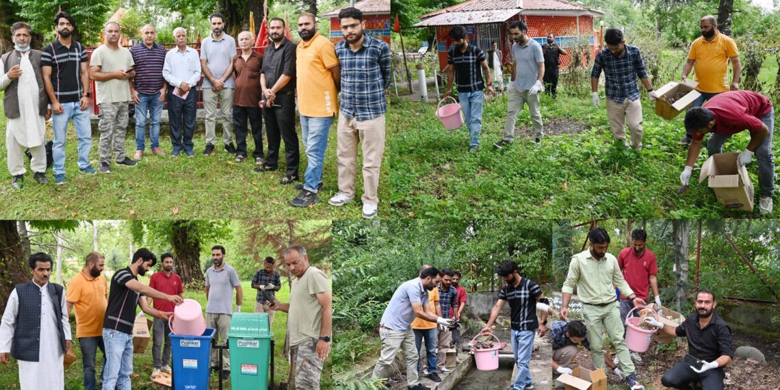 Swachhta Pakhwada: Information Department Shopian conducts Special Sanitation Drive at Kapal Mochan