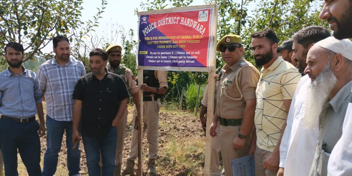 Drug Abuse in North Kashmir: Drug peddler arrested, Property worth lakhs attached