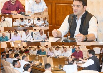 DC Kulgam reviews progress of RDSS works