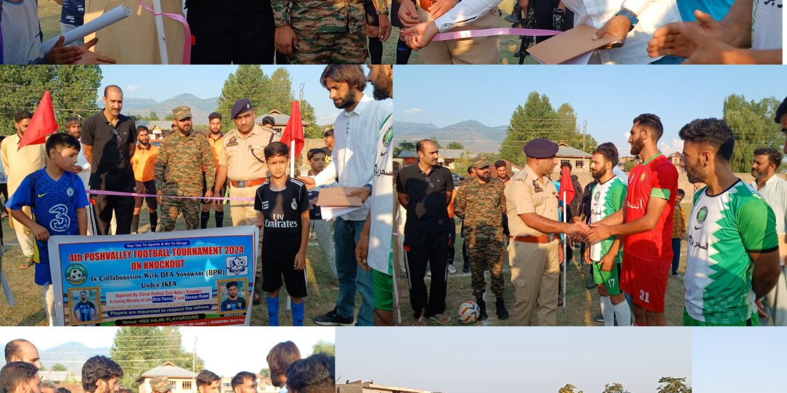 4th Posh Valley Football Tournament Kick-Starts at Hajin
