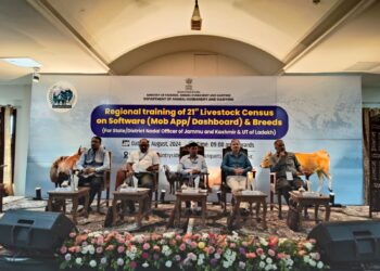 Department of Animal Husbandry & Dairying Conducts Regional Training of 21st Livestock Census on Software and Breeds to State and District Nodal Officers of Jammu & Kashmir and UT of Ladakh