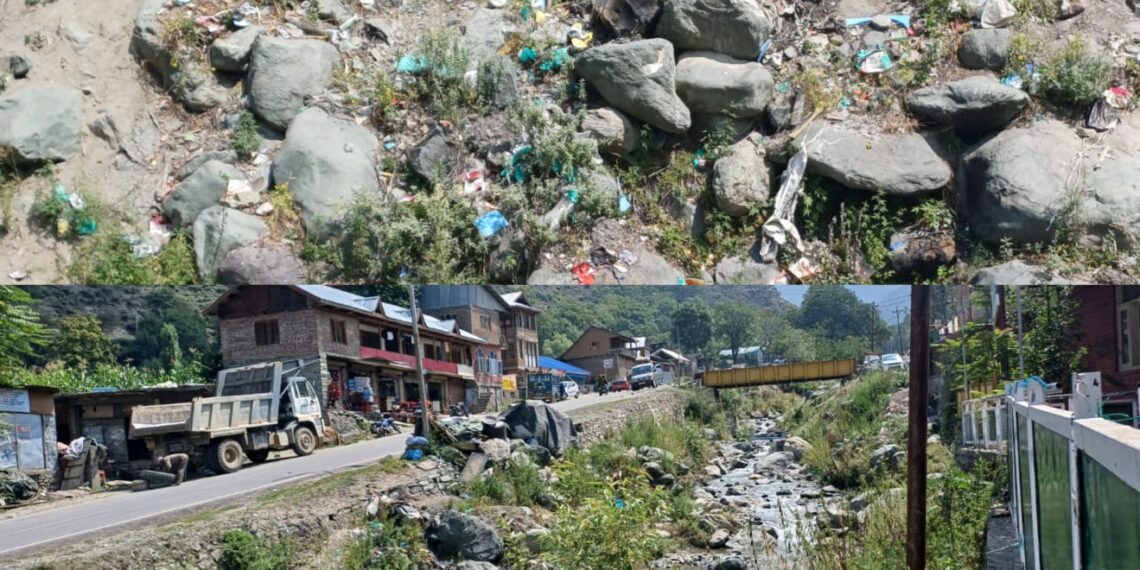 Solid Waste Crisis in Karnah: Streams Turned into Dumping Grounds, Locals Demand Urgent Action