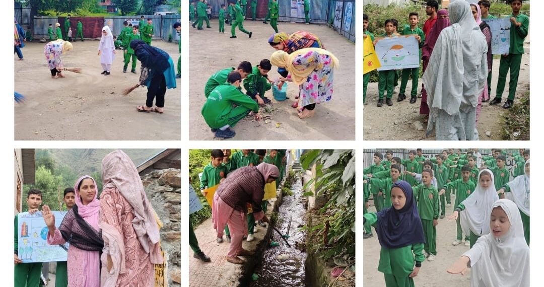 Iqra Model Public School Kandi Karnah Conducts Cleanliness Drive and Awareness Rally