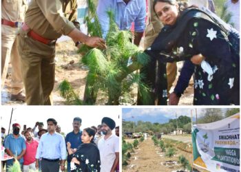 Swachhata Pakhwada Campaign: Mandeep Kaur kicks off mega Plantation Drive around Municipal landfill site Achan