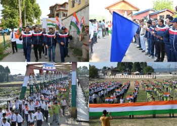 Tiranga Run/ Marathon witnesses enthusiastic participation at Shopian