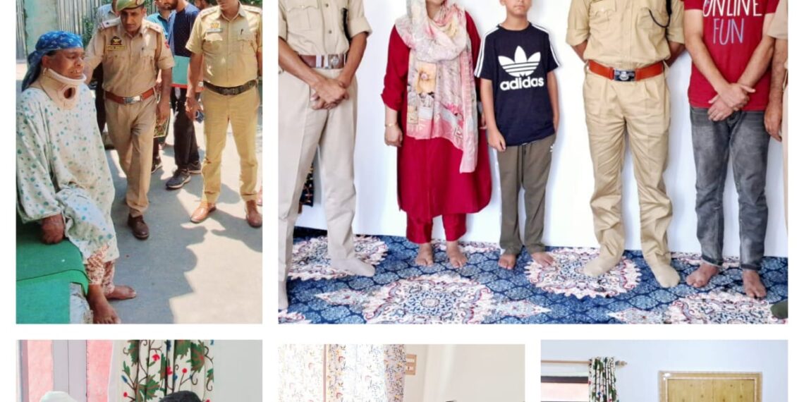 Police visits families of NOKs of Police Martyrs in Ganderbal