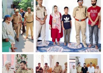Police visits families of NOKs of Police Martyrs in Ganderbal