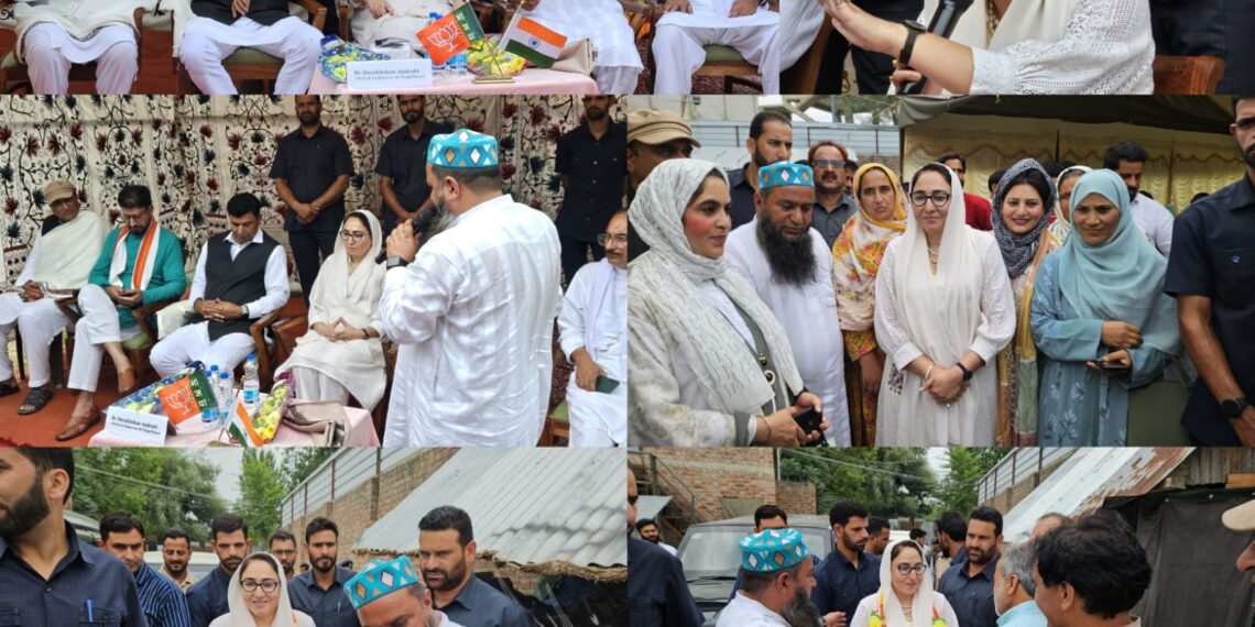 Dr Darakhshan chairs BJP Election Manifesto Convention of Kupwara District