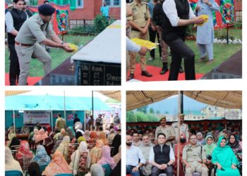 _In the loving memory of martyrs…_ Police organises plantation drive in Kulgam