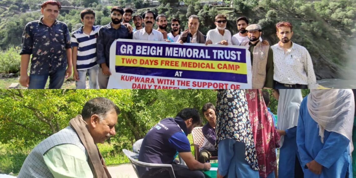 Healthcare Outreach in Karnah: G.R. Baig Memorial Trust’s Free Medical Camps Serve Hundreds.