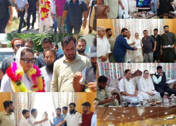 Dr Darakhshan chairs the Election Manifesto Convention of Bandipora District.