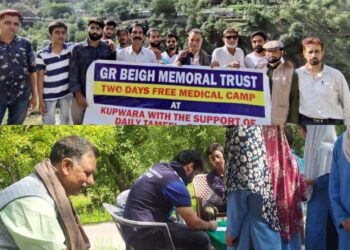 Healthcare Outreach in Karnah: G.R. Baig Memorial Trust’s Free Medical Camps Serve Hundreds