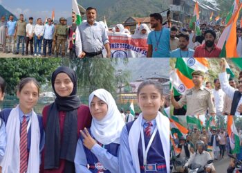 Indian Army Organizes Grand Tiranga Rally in Karnah, Kupwara