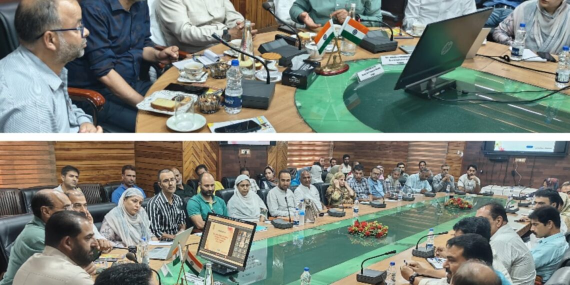 ARI & Trainings Department conducts inspection of Directorate of Agriculture Kashmir