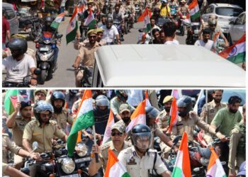 Police organises Mega Tiranga Bike rally in Kupwara ahead of I-Day