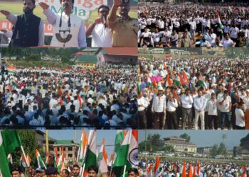 Har Ghar Tiranga Rally with massive participation held at Anantnag
