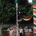Dr Rashmi hoists National Flag at JK House New Delhi