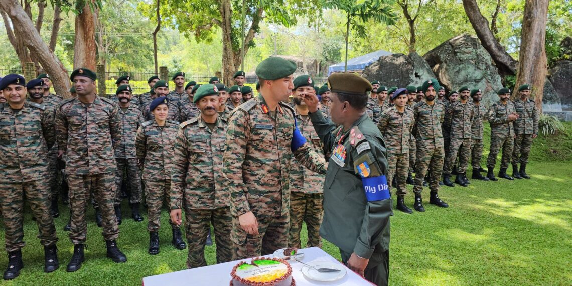 Indian Army contingent celebrates Indian Independence Day in JOINT EXERCISE MITRA SHAKTI;‘Har Ghar Tiranga’