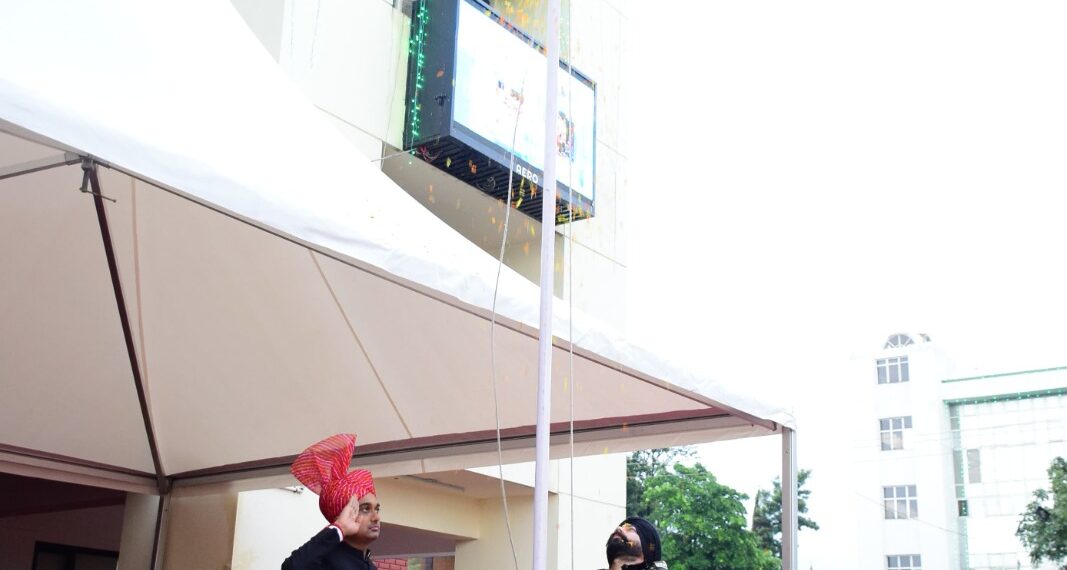 78th Independence Day: Div Com Jammu hoists Tricolour at Divisional Commissioner Office