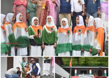 Independence Day Celebrated with Zeal at Govt. Girls HSS Mandi