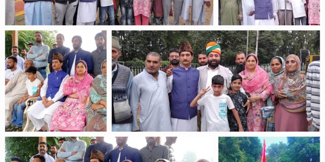 District President BJP Ganderbal, Mohammad Amin Shah, Unfurls Tricolor at Eco Park Ganderbal on Independence Day