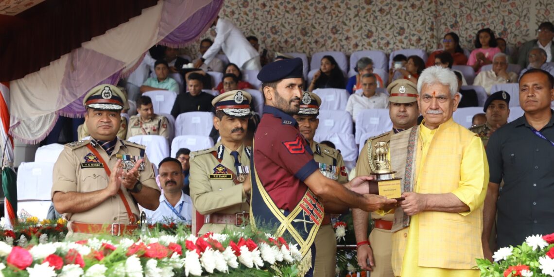 78th Independence Day Parade; JKP’s Band Contingent Pipe Band, Brass Band secured first two positions