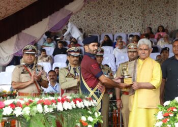78th Independence Day Parade; JKP’s Band Contingent Pipe Band, Brass Band secured first two positions
