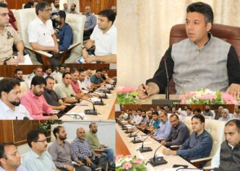 Assembly Election-2024 DEO/DC Srinagar reviews preparedness for Conduct of Assembly Election