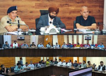 DEO Doda convenes meeting with representatives of Political Parties