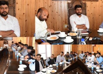 DEO Ganderbal briefs Political Parties on Election process