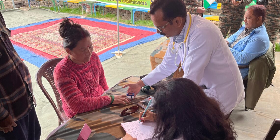 INDIAN ARMY ORGANISES FREE MEDICAL CAMP AT RONGKONG