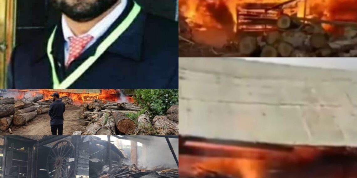 Social Activist Bilal Bhat demands relief for fire victims .