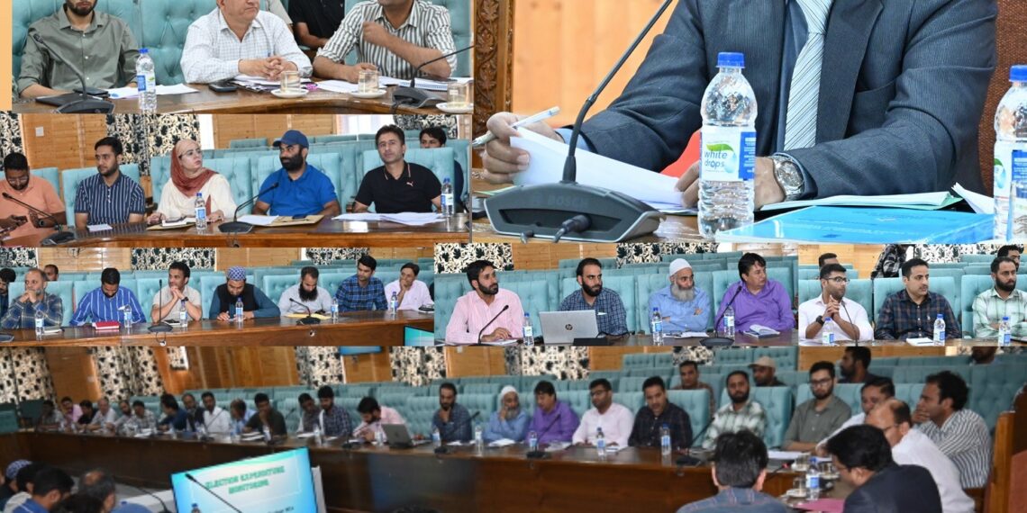 Election Expenditure Observer reviews preparations for Assembly Elections in Kulgam