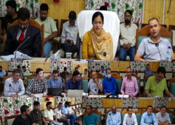Assembly Election-2024 DEO Kupwara reviews progress of various arrangements in all 6 Assembly Constituencies of District