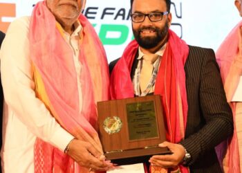 Dr. Touseef Ahmed, Convenor of MSME Development Forum J&K, Honored with Prestigious Award