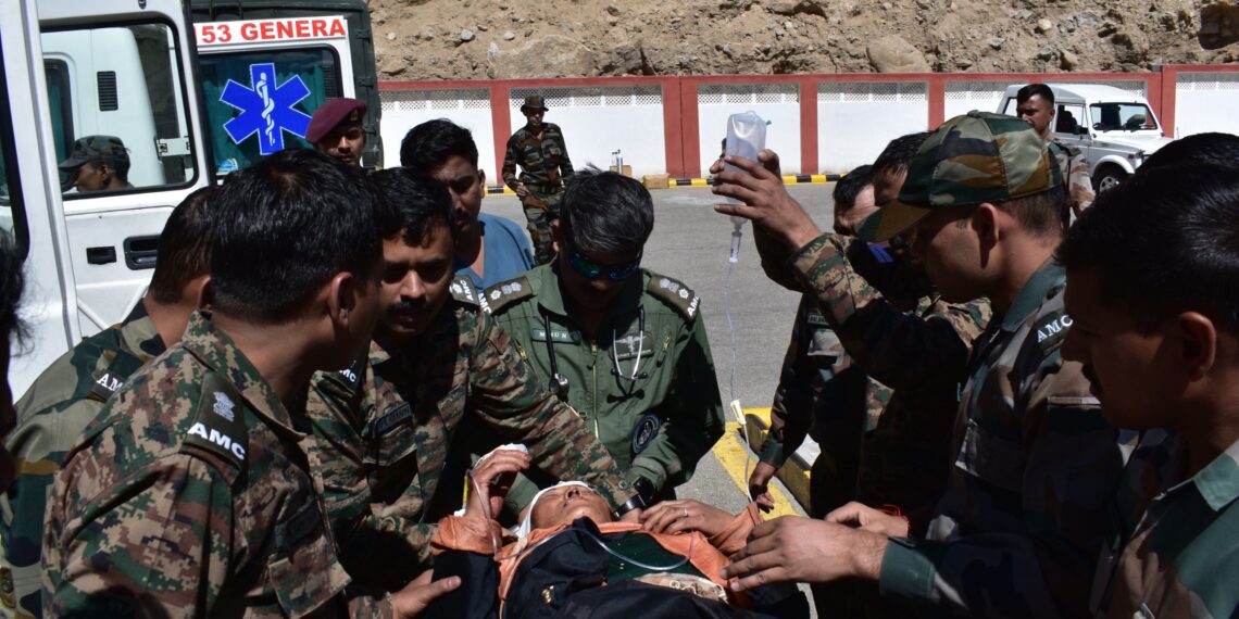 Indian Army Personnel Provide Immediate Assistance in Ladakh Bus Accident