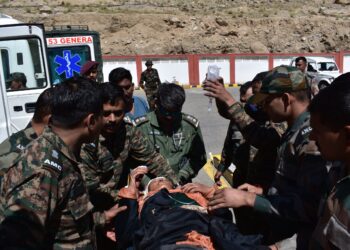Indian Army Personnel Provide Immediate Assistance in Ladakh Bus Accident