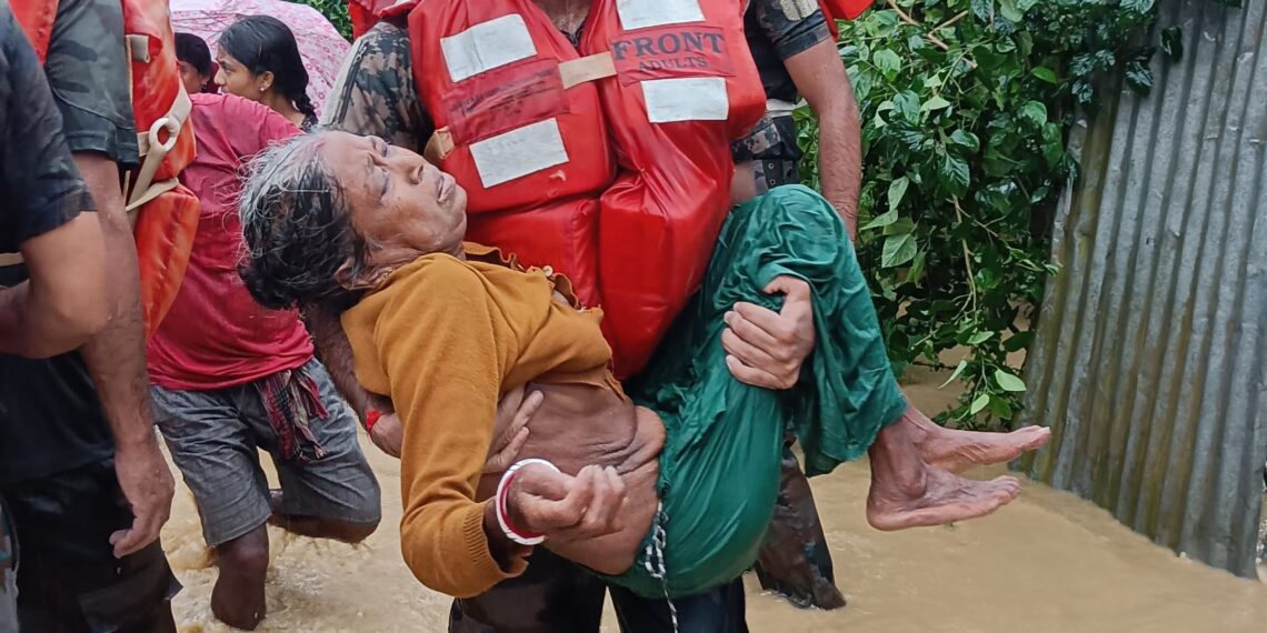 Indian Army Rescues Over 330 Civilians: Flood Relief Operations in Tripura