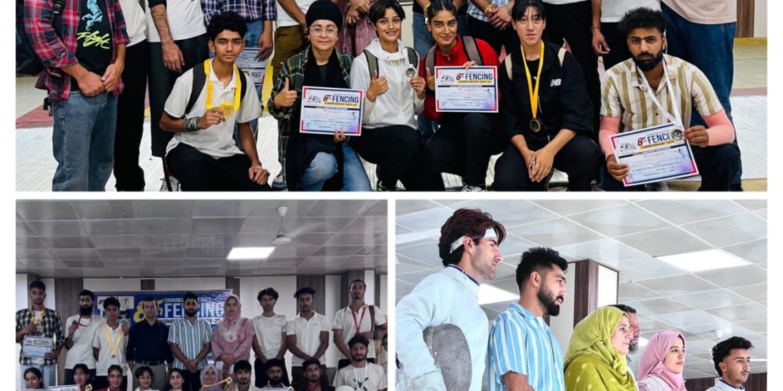 The Srinagar District Fencing Association in collaboration with J&K Sports Council, organised the 8th Srinagar District Fencing Championship21st to 22th August 2024 at Indoor Sports Complex Srinagar.