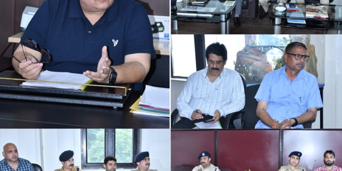 Assembly Elections- 2024 DEO reviews Law and Order in Reasi ahead of J&K Assembly Elections
