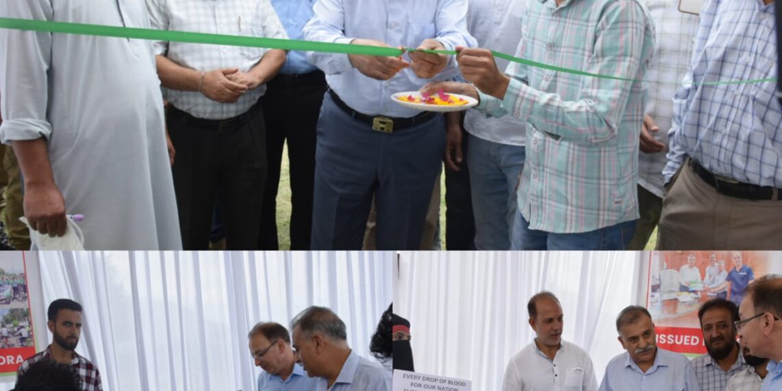 Assembly Elections- 2024 SVEEP: District Administration Bandipora organises Blood Donation Camp