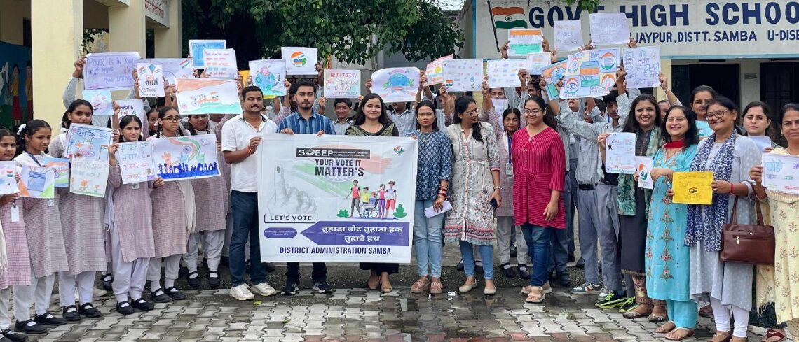 Assembly Elections- 2024 District Administration Samba enhances voter awareness ahead of Assembly Election 2024