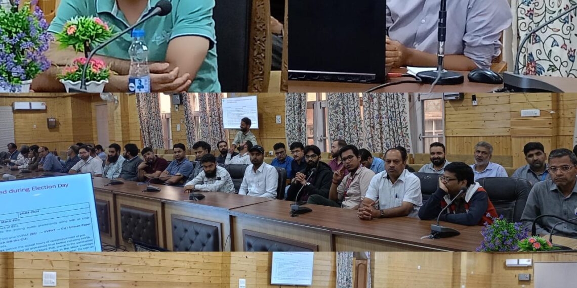 Assembly Elections-2024 Election Training for Micro Observers conducted at Bandipora