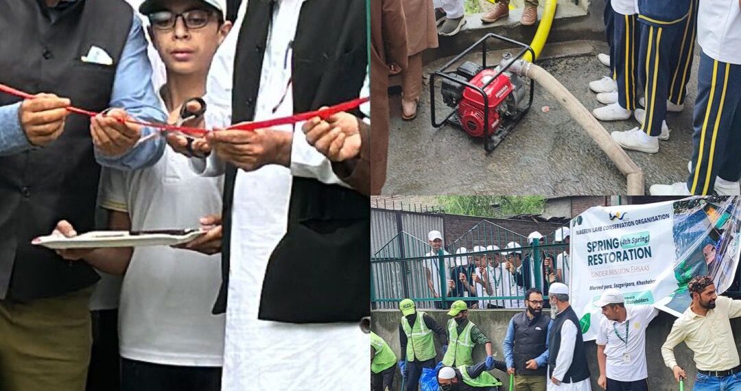 Nigeen Lake Conservation Organization (NLCO) Inaugurates 4th Spring Restoration Project at Sazgaipora Hawal, Srinagar