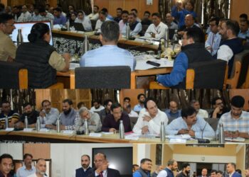 Assembly Elections- 2024 Election Observers convene meeting, review Poll Preparedness at Pulwama